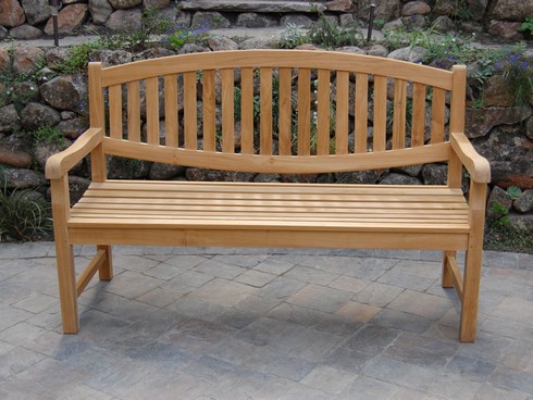 5′ Oval Back Bench