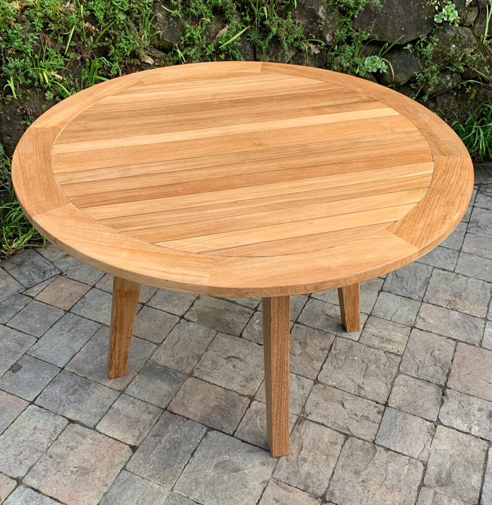 43" Round teak Table Paradise Teak Bay Area California