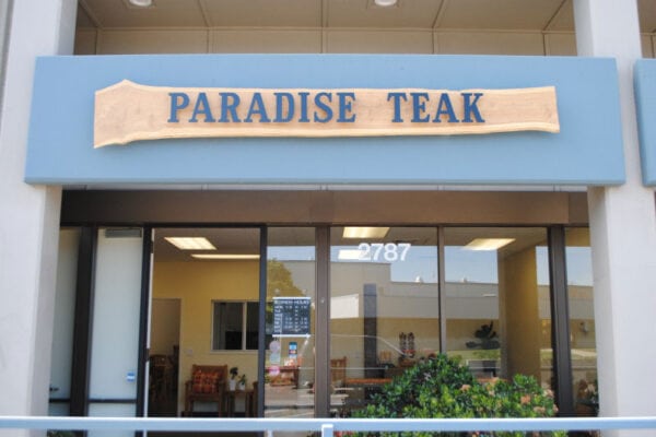 Paradise Teak Storefront Bay Area California