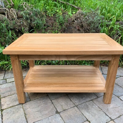 teak Rectangle Coffee Table made to last through the seasonal weather Paradise Teak Bay Area California