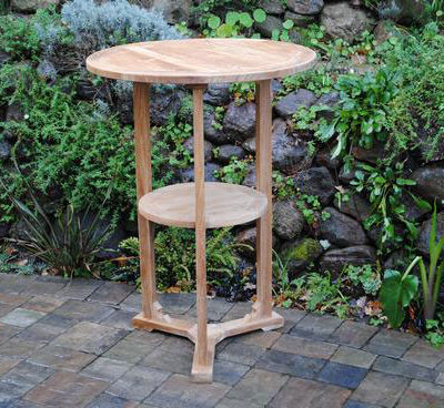 Teak Round Bar Table from Paradise Teak Bay Area California