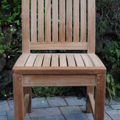 Sausalito Side Chair made of teak Paradise Teak Bay Area California